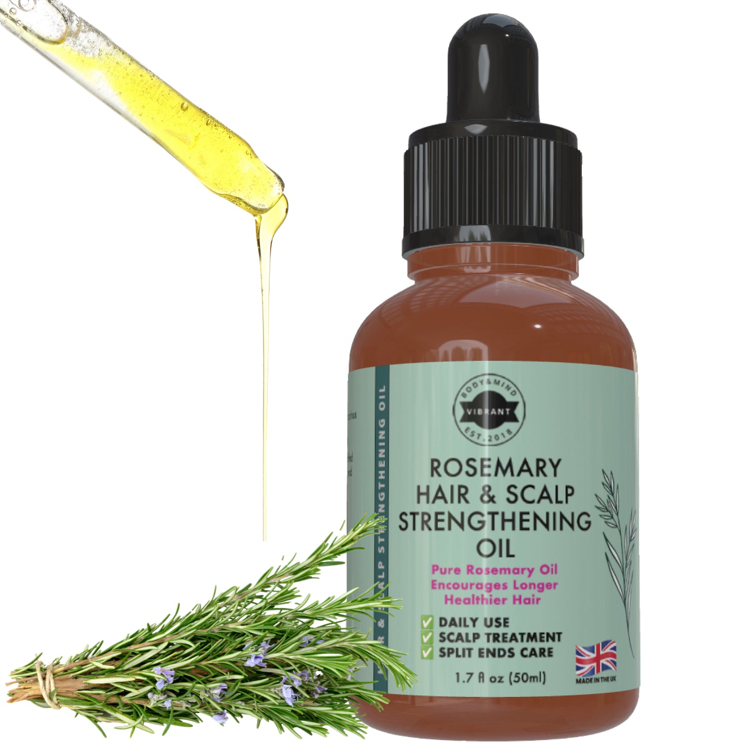 Rosemary Oil-For scalp and Hair Damage
